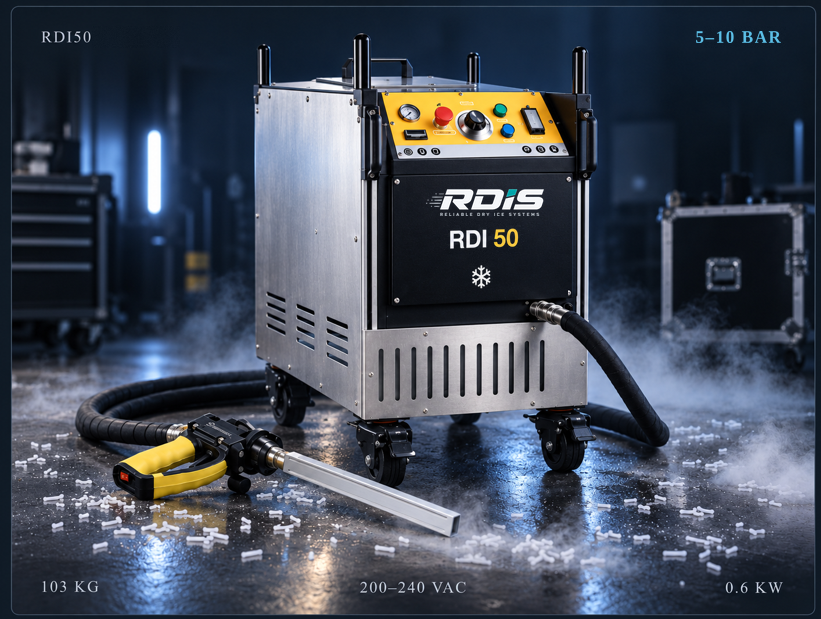 RDI50 dry ice blasting machine